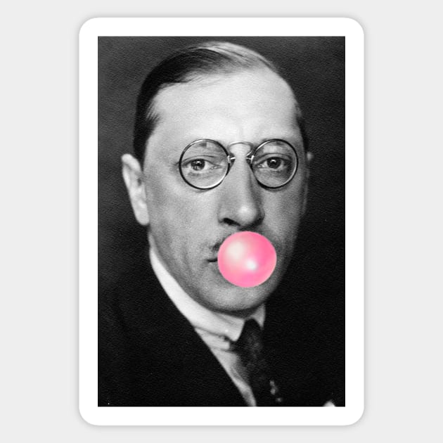 Igor Stravinsky Sticker by TheMusicophile